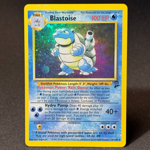 Blastoise Base Set 2 "Reprinted" - Picture 2 of 3